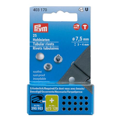 Tubular Rivets 7.5mm 25ct