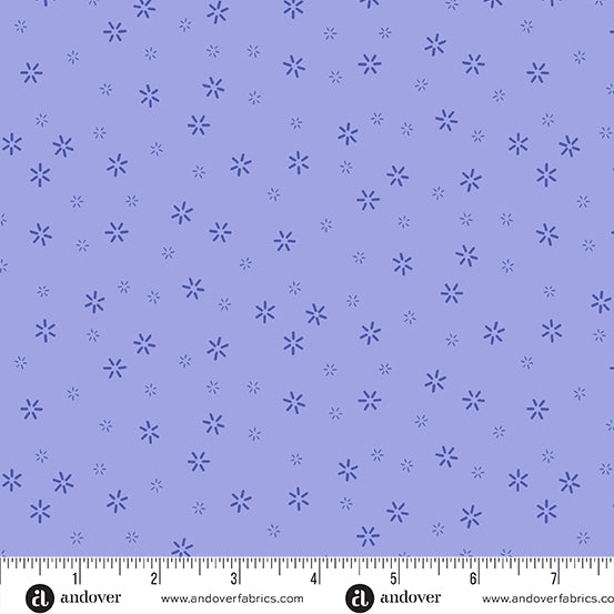 A-008-P Plain and Simple by Andover Fabrics Blossoms Violet
