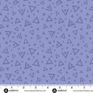 A-10012-B || Moody Hues || Triangles Periwinkle