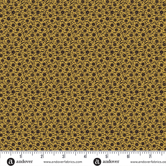A-1120-Y Witchy Couture by Renee Nanneman Butterscotch Millefleur