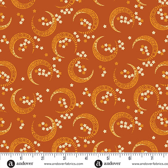 Midnight Moon  A-1528-O Pumpkin Crescent Moon
