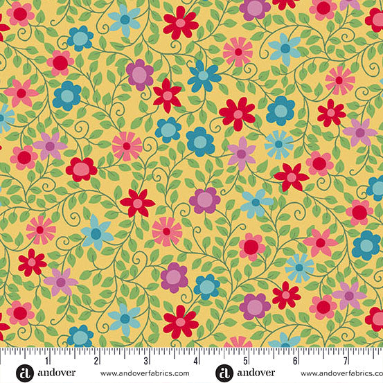 A-1653-Y || Whimsy || Secret Garden Chartreuse