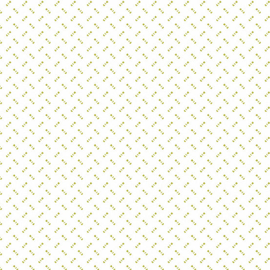 A-397-G Welcome Spring by Andover Fabrics Heart Tie Green