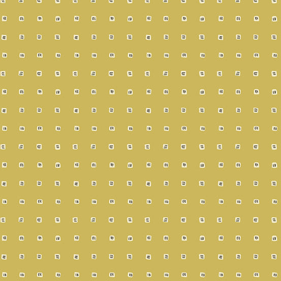A-487-Y || Frond || Cubes Yellow