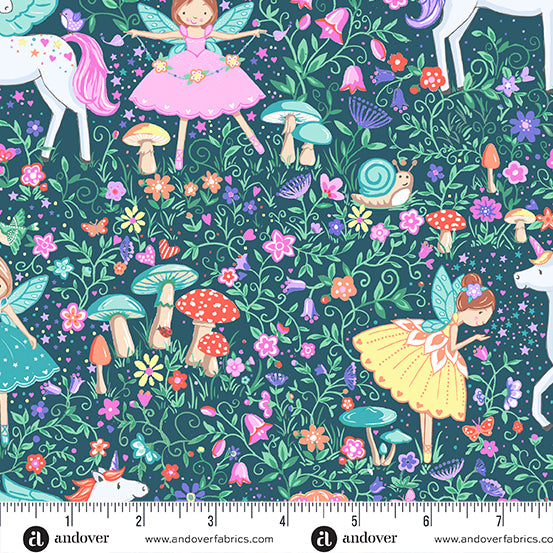 Fairy Dust MU-049-T Makower Fabrics