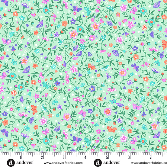 Fairy Dust MU-052-G Makower Fabrics