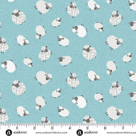 Fun on the Farm MU-068-B Makower Fabrics