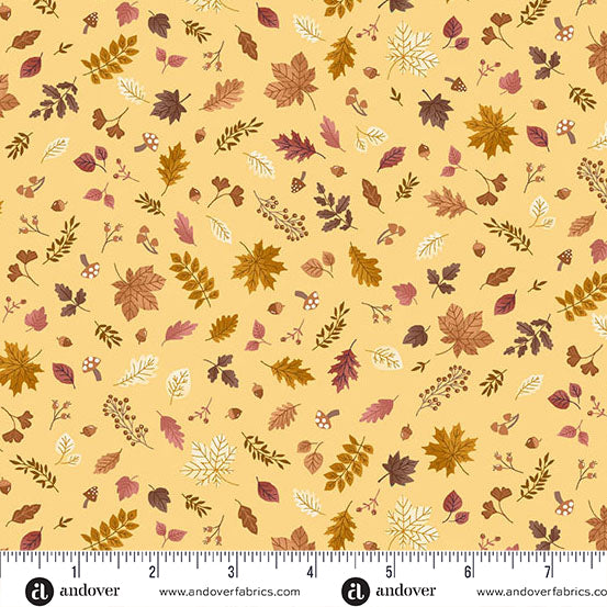 MU-097-Y || Hello Autumn || Foliage Cascade  - Yellow