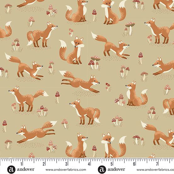 MU-098-Q || Hello Autumn || Fox Tales  - Cream
