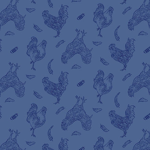 7412-77 Blue|| The Chicken Club