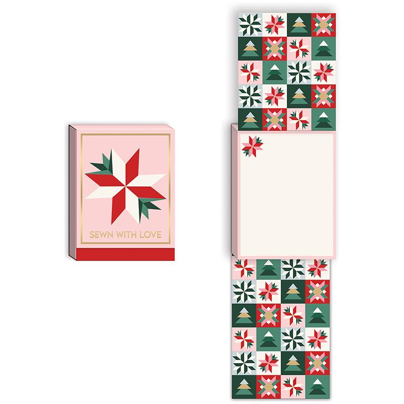 1001 85 Pocket Notepad Christmas Quilt Blocks