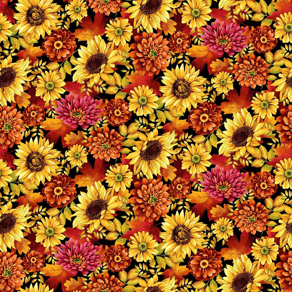 7697-99 Black Multi || Seeds of Gratitude