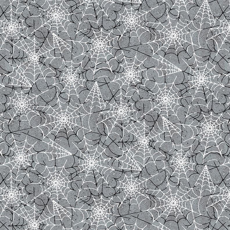 7801G-90 Gray - Spiderweb || Graveyard Ghouls-Glow