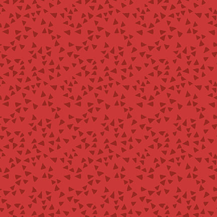 7987-88 Red - Tossed Triangles || Farm-tastic Friends