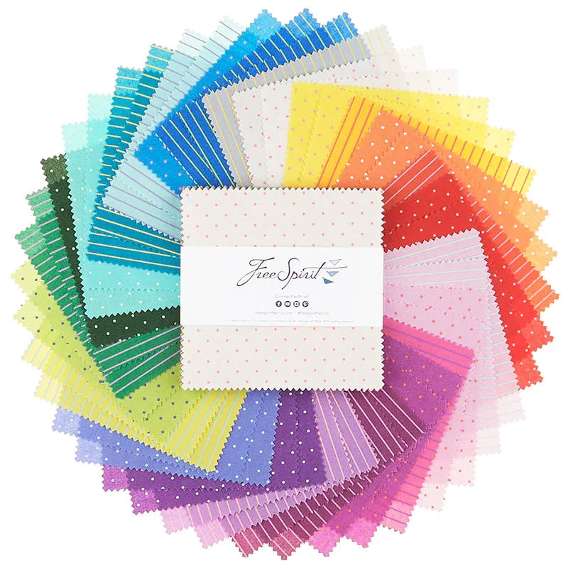 Tiny True Colors 10" Charms Pack - Layer Cake