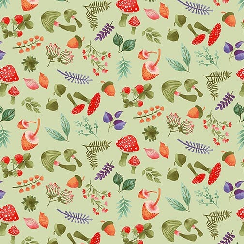 8078-62 Green-Multi || In The Thicket