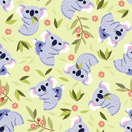 8085-60 Green - Koalas || Aussie Oz-Born