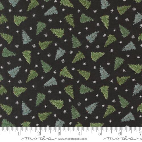 56136 18 Winter Friends   Charcoal Black