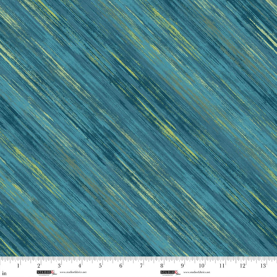 8270-11 Teal || Rough Around the Edges