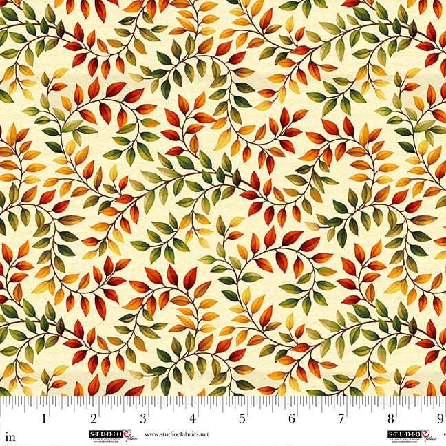 8371-44 Cream || Autumn Fields