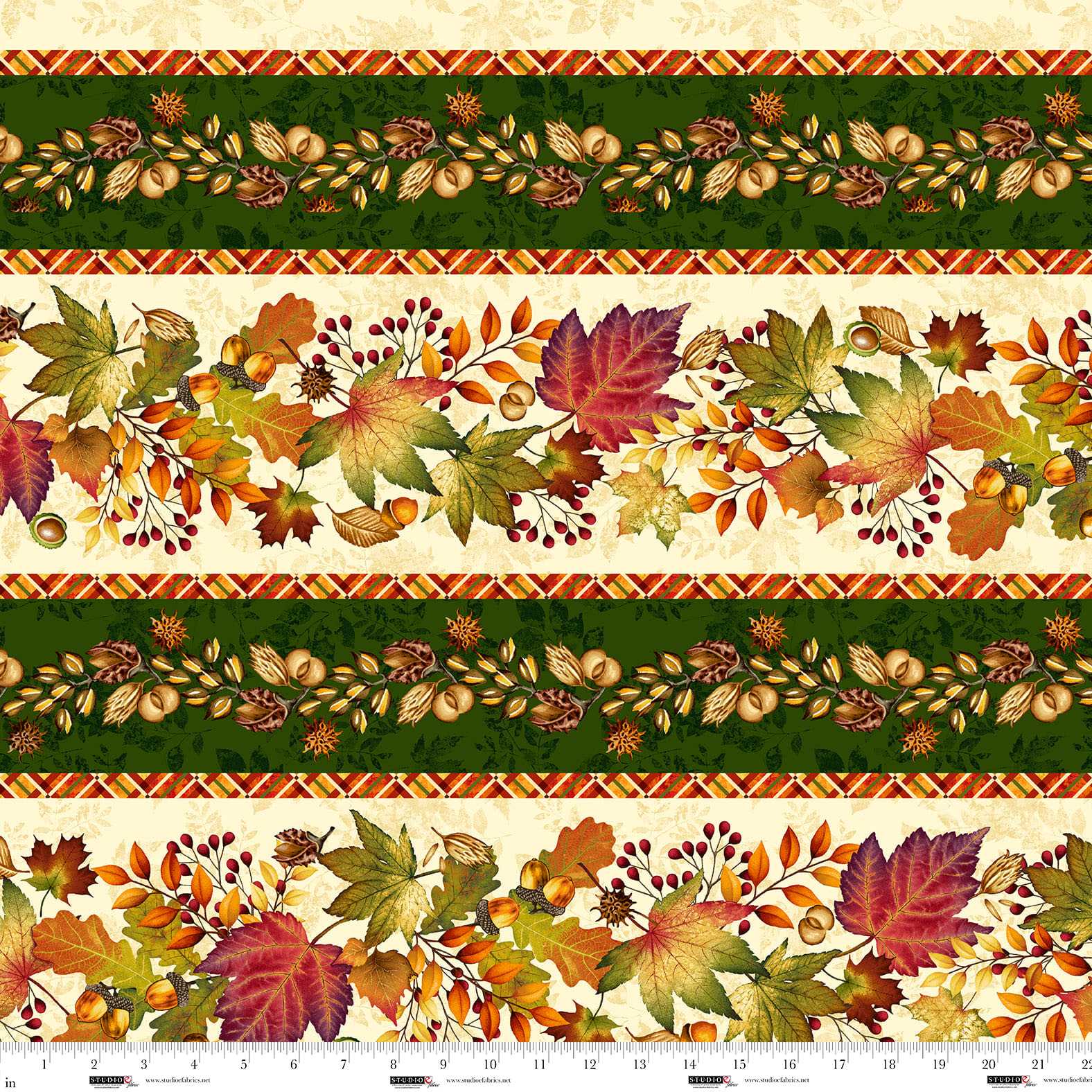8373-44 Cream Multi || Autumn Fields