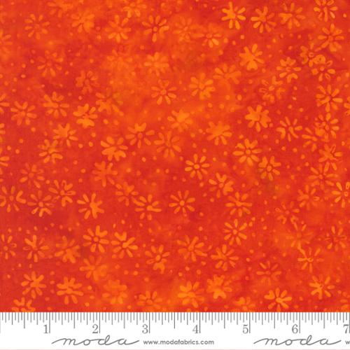 4370 13 Sunburst Batiks       Tangerine