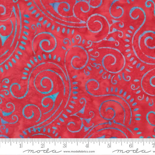 4370 16 Sunburst Batiks       Raspberry