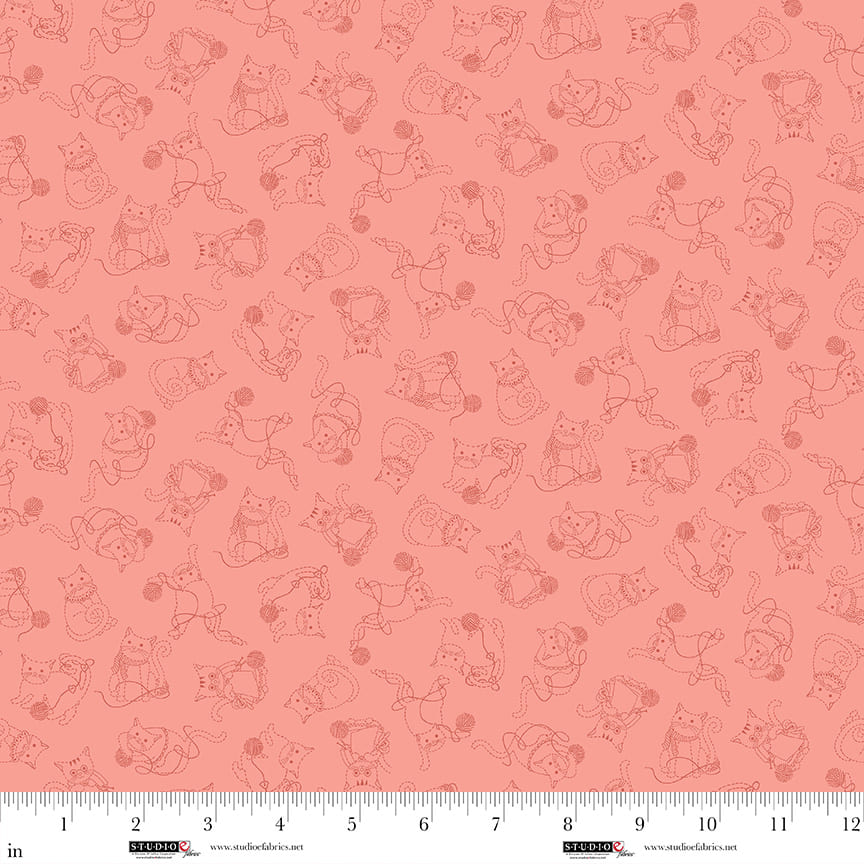 8481-22 Pink || Knit 1, Purr 2