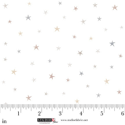 8523-03 White/Multi || Sleepy Teddy