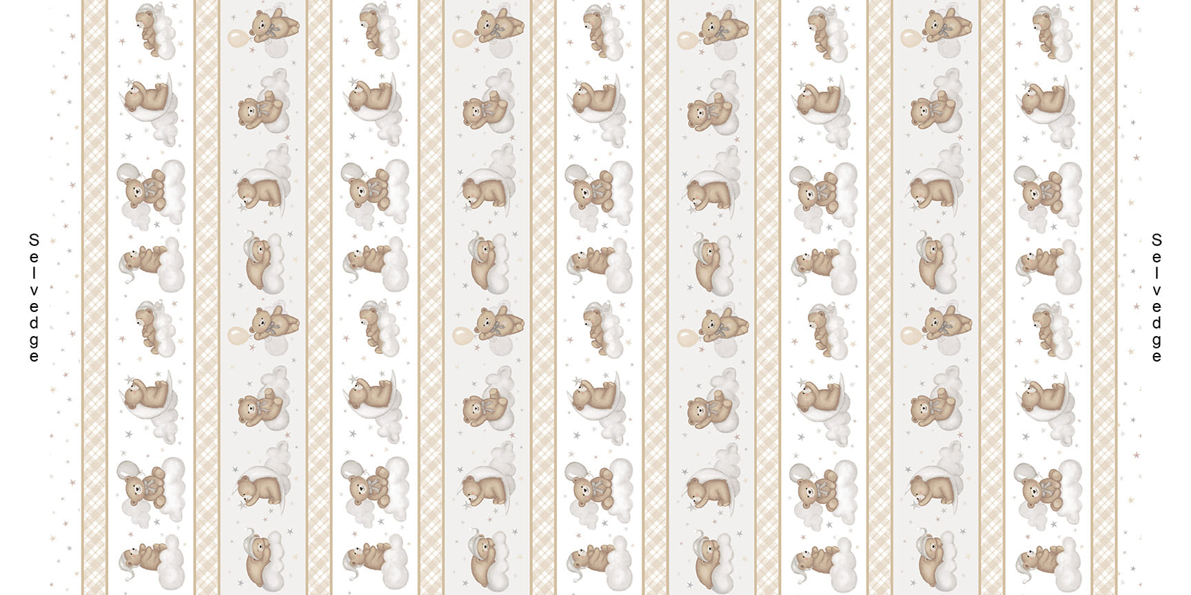 8525-34 Oatmeal/Gray || Sleepy Teddy