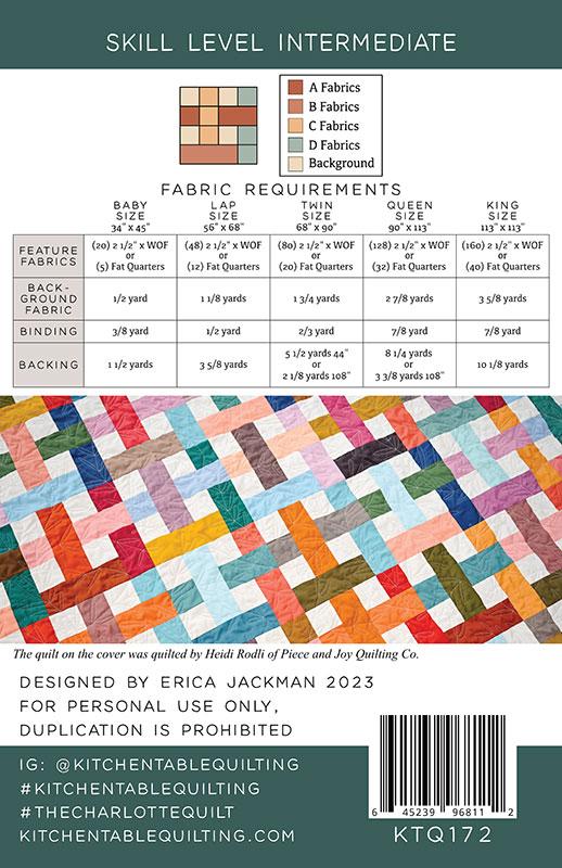 KTQ 172 The Charlotte Quilt