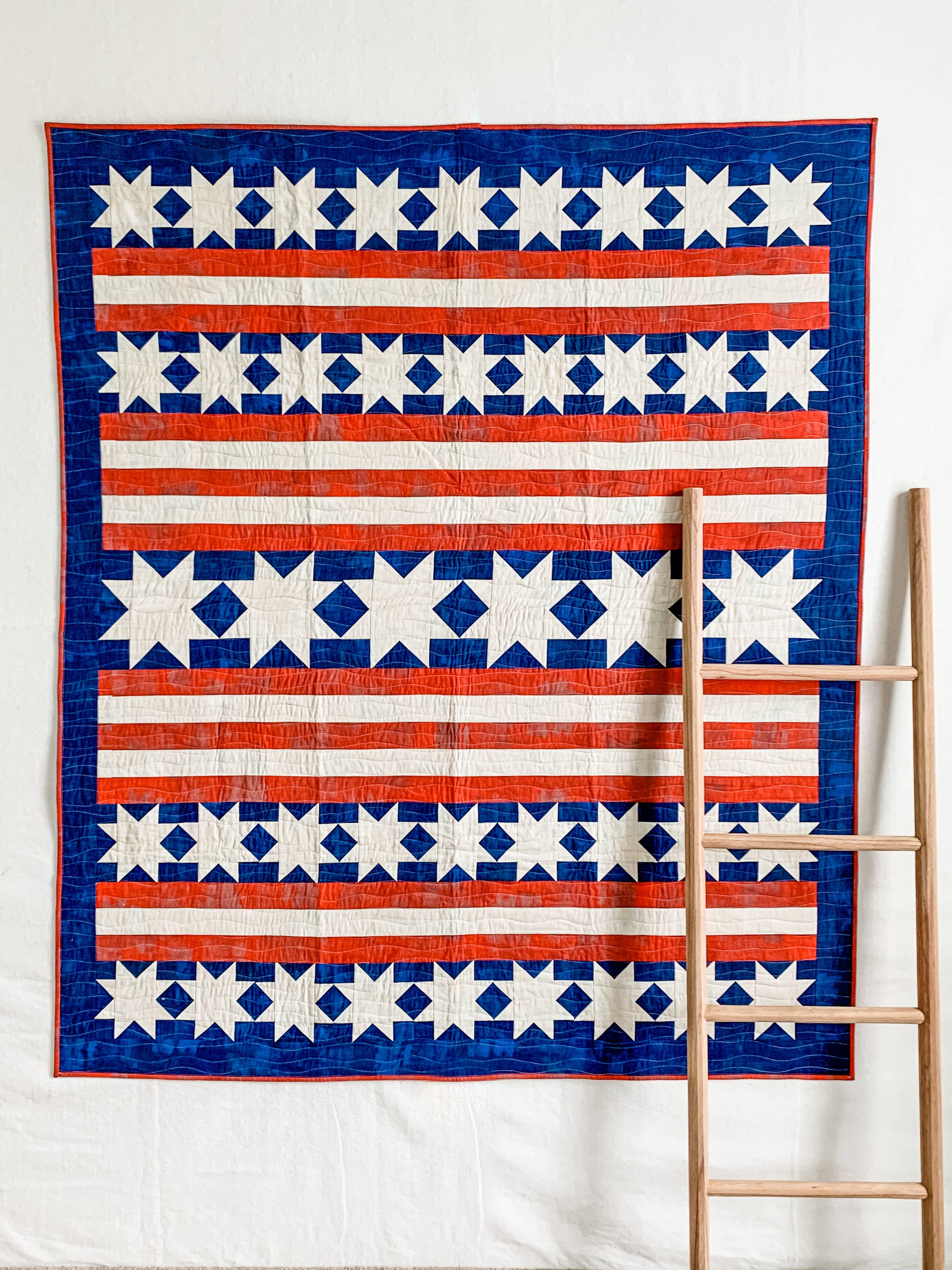 Snowflakes in July Quilt Pattern - PRINTED