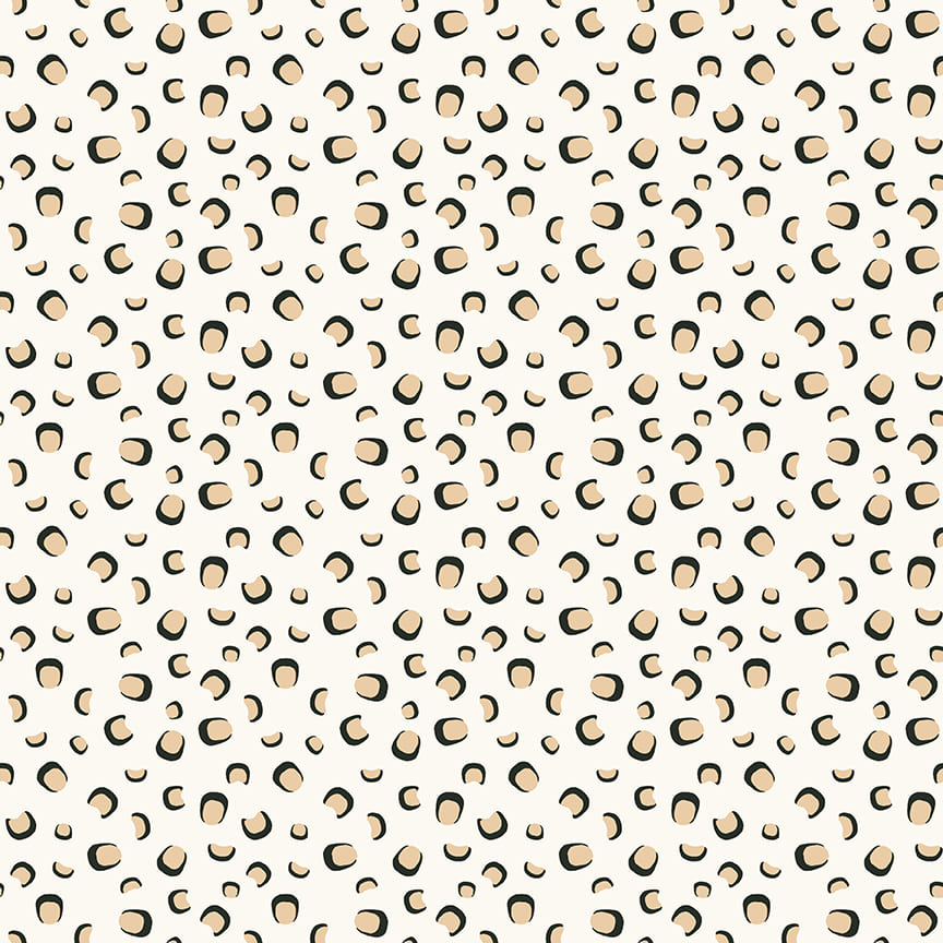 891-49 Cream - Leopard Skin || Into the Jungle