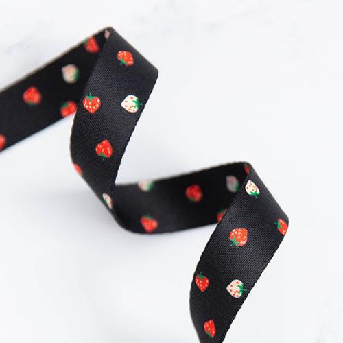 Webbing Mini Berry Black 1.0" SSCWEB 33