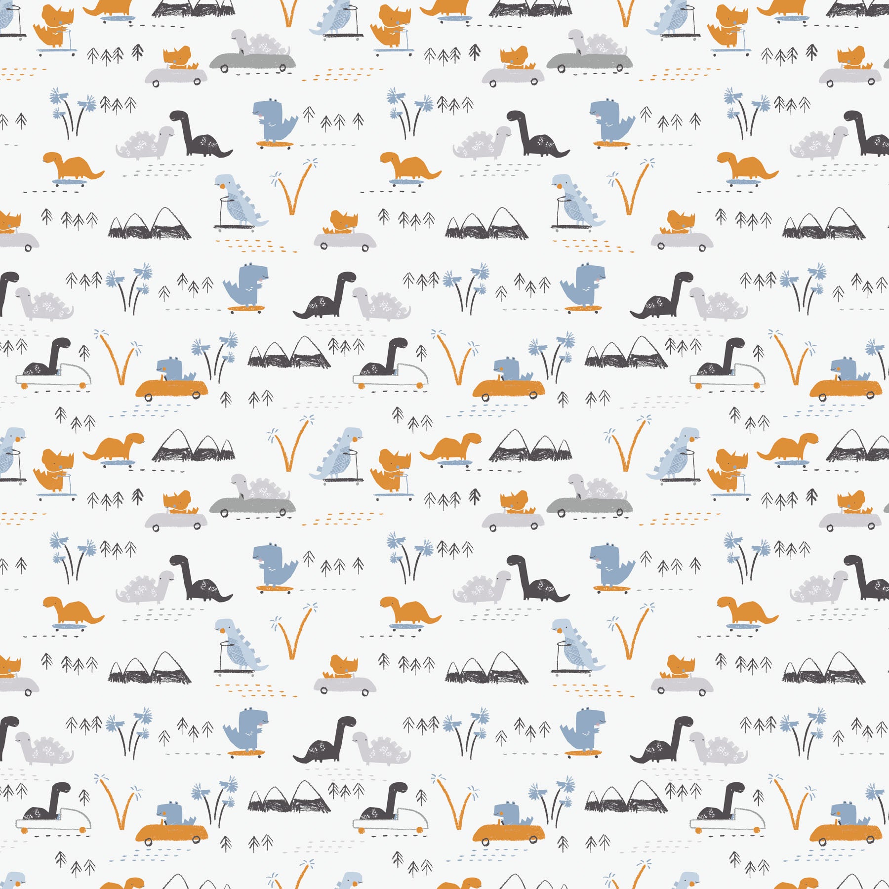 91008-10 Dino Town White || Fossil Folks