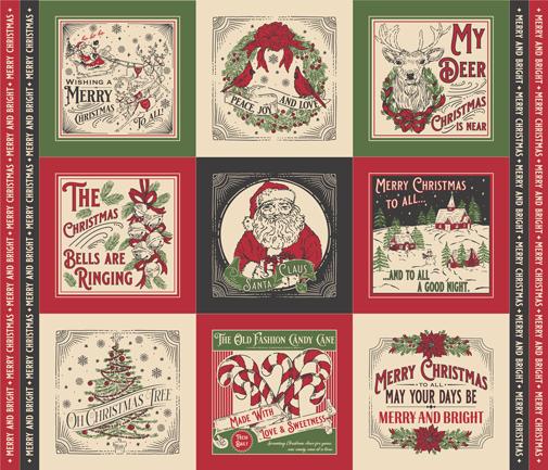 20978 11 Holiday Cheer Panel     Natural