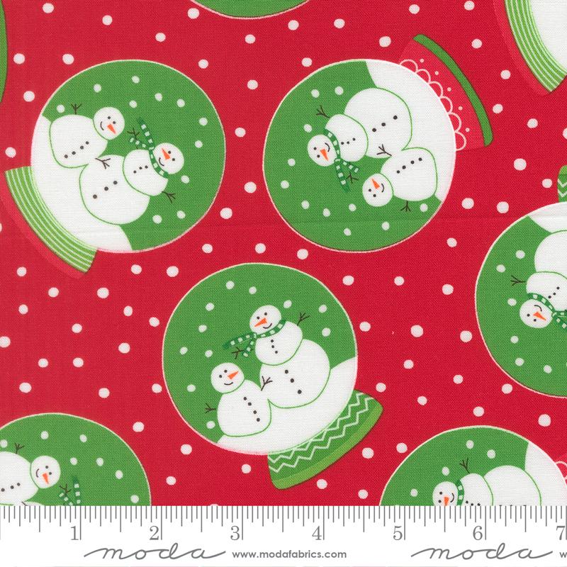 22500 14 Snow Time        Poinsettia Red