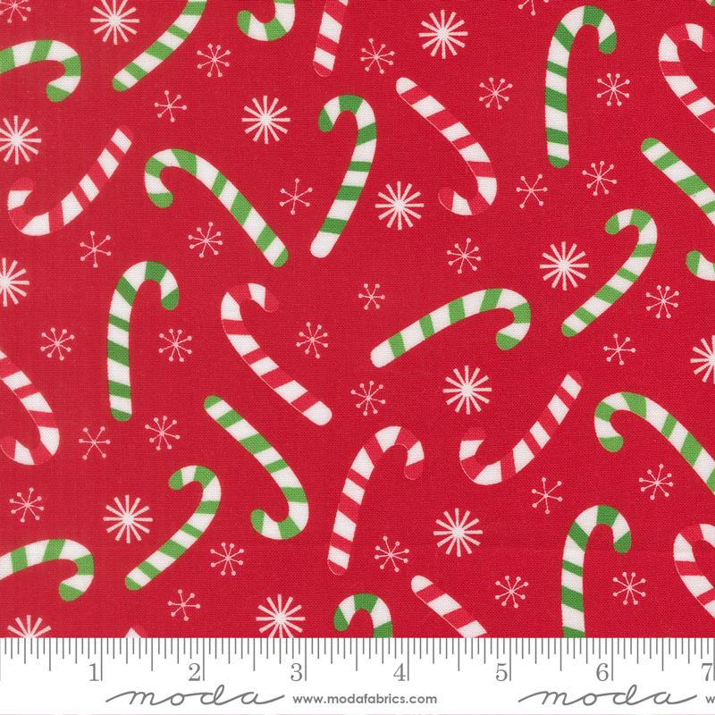 22503 14 Snow Time        Poinsettia Red