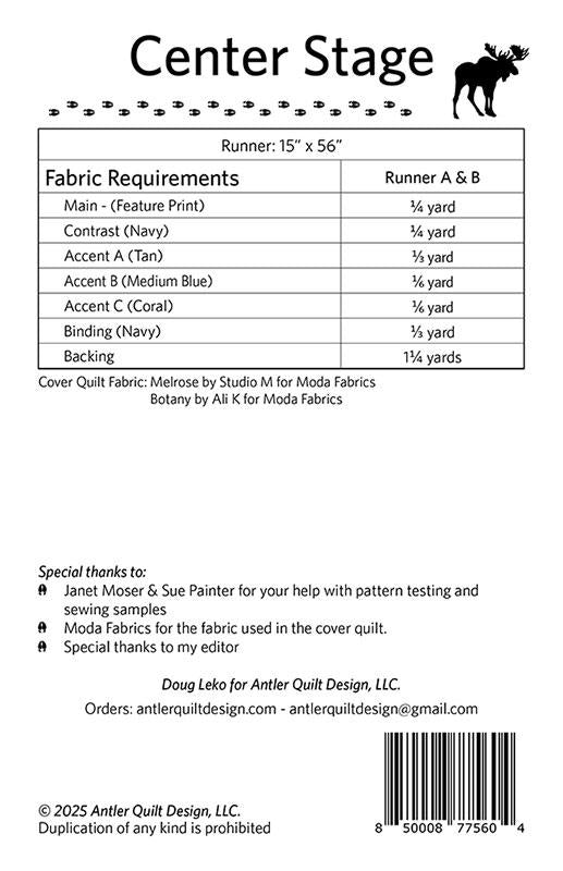 AQD 124- Center Stage