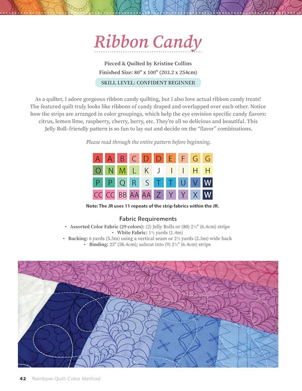 Rainbow Quilt Color Method