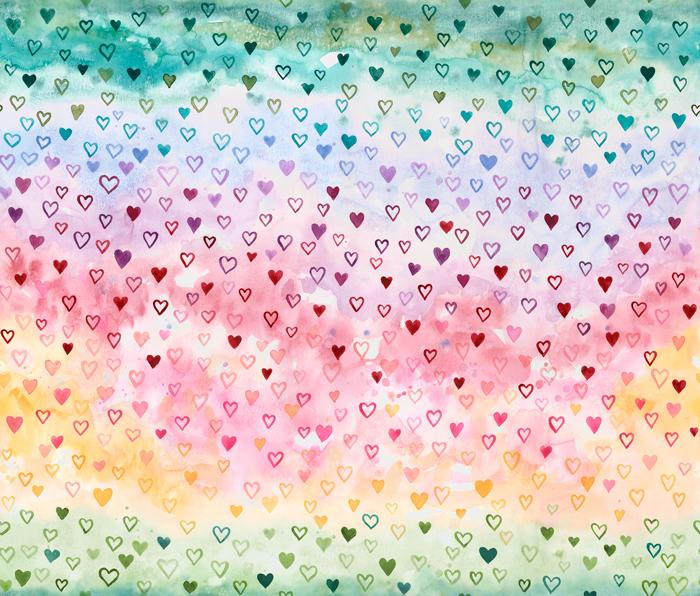 39882 11QC Fleur The Love Quilting Cuddle Rainbow