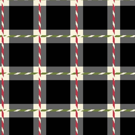 A-178-R || Bird Humbug || Plaid | Cranberry