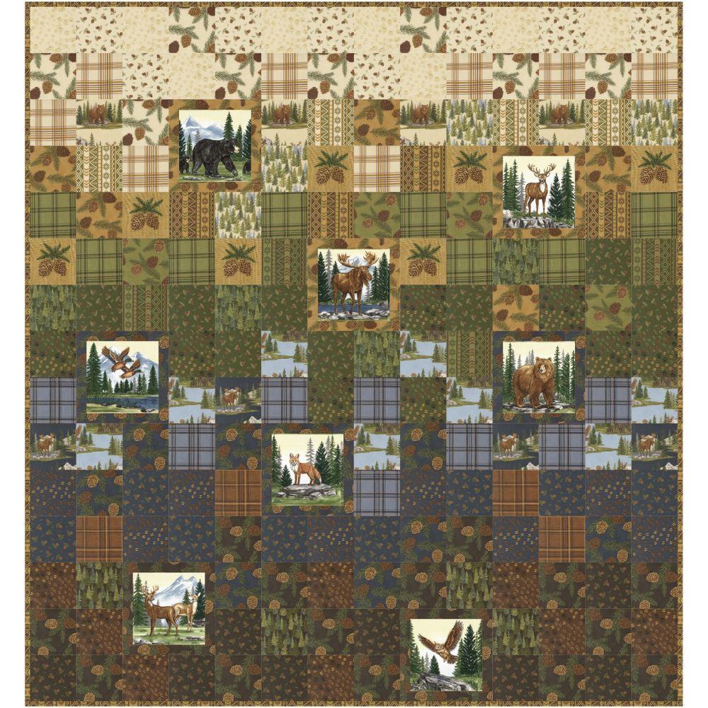 A Day in the Northwoods Quilt Kit