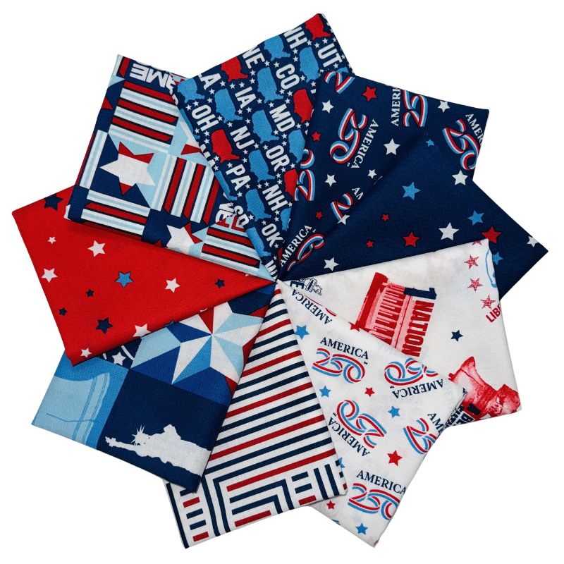 America 250 TM 9 Fat Quarter Bundle