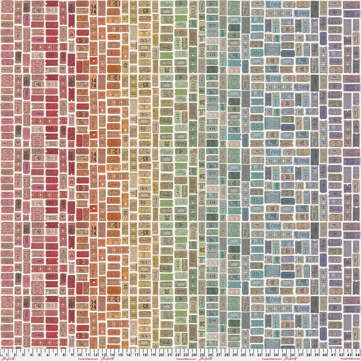 Multi Tickets Canvas - Multi || Palette Canvas Cloth