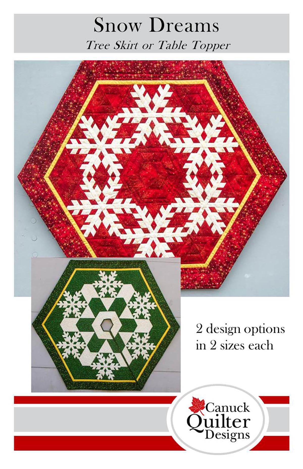 Snow Dreams Tree Skirt or Table Topper #CQ5482