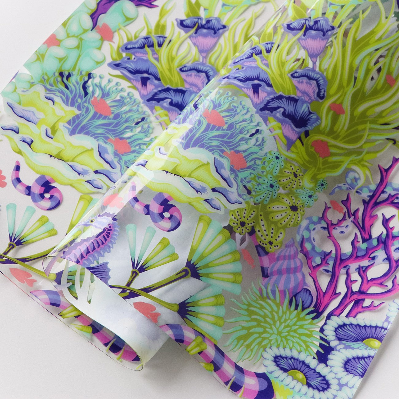 Tula Pink Floral Reef Collection: Reef What You Sew Vinyl
