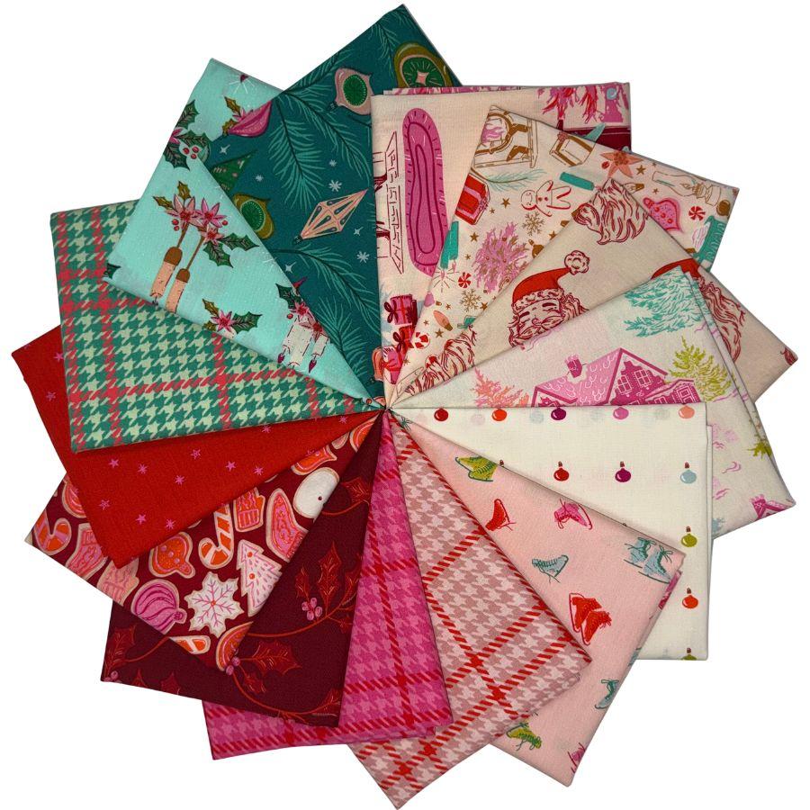 Christmas In Color Stash Fat Quarter Bundle