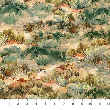 DP28449-37 || The Great Outdoors - Rust Multi