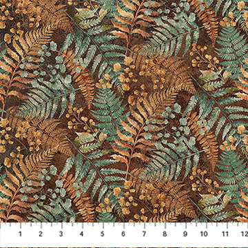 DP28766-69 || Stonehenge Rooted - Teal Multi